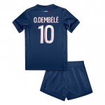 Günstige Fußballtrikots Paris Saint-Germain Dembele 10 Kinder Heimtrikot 2024-25 Kurzarm
